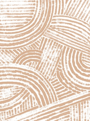 Picture of PATTERN MAZE IN APRICOT I