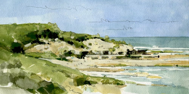 Picture of COASTAL SKETCH I