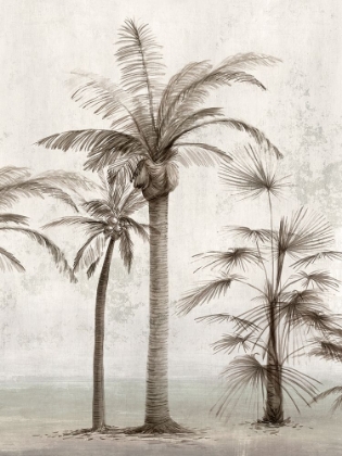 Picture of VINTAGE PALM TREES I 