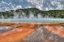 Picture of GRAND PRISMATIC SPRING AND THERMOPHILES, YELLOWSTONE NATIONAL PARK