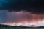 Picture of THUNDERSTORM AT SUNSET, SWAN LAKE FLAT, YELLOWSTONE NATIONAL PARK