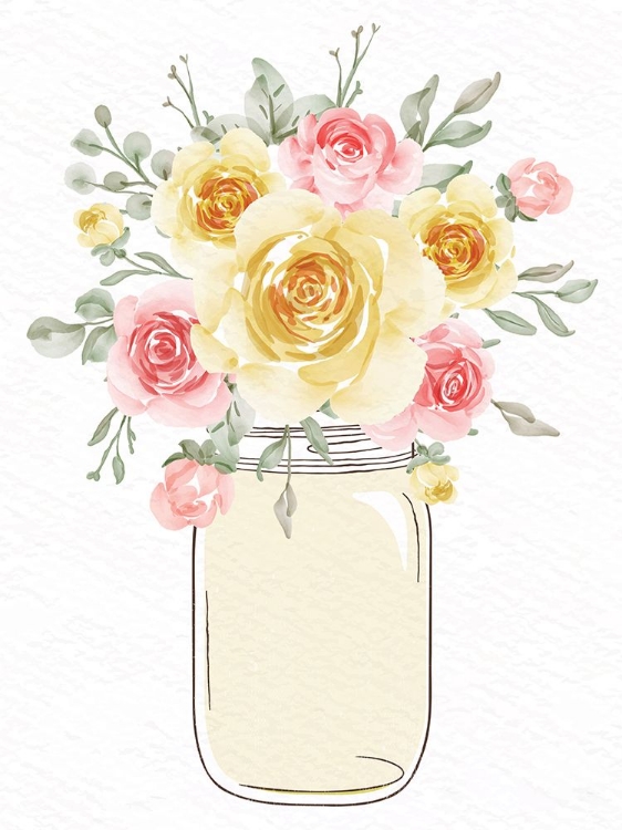 Picture of MASON JAR FLORAL 1