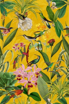 Picture of HUMMINGBIRDS GARDEN