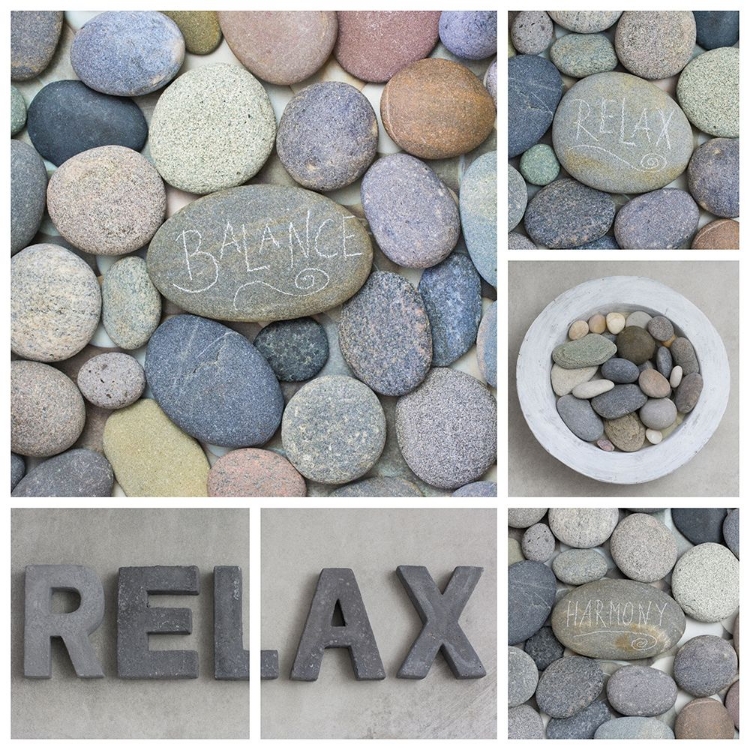 Picture of ZEN PEBBLE RELAX COLLAGE