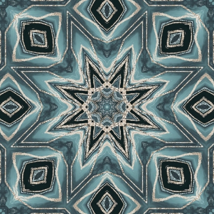 Picture of GOLD TEAL TILE III