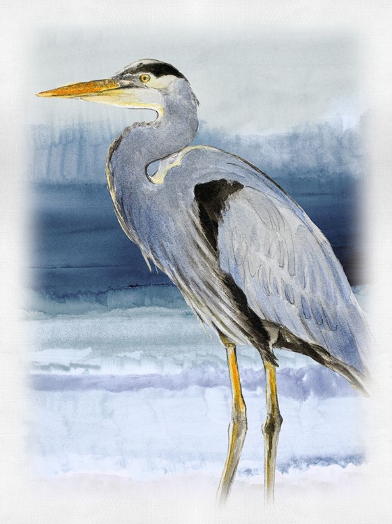 Picture of BLUE ON BLUE HERON I