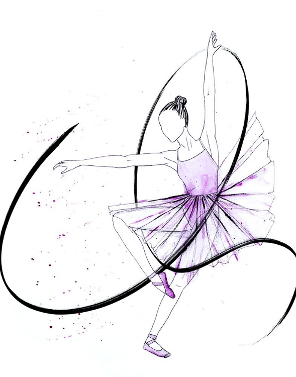 Picture of DANCING BALLERINA II