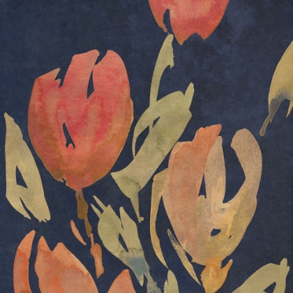 Picture of DARK ORANGE TULIPS II