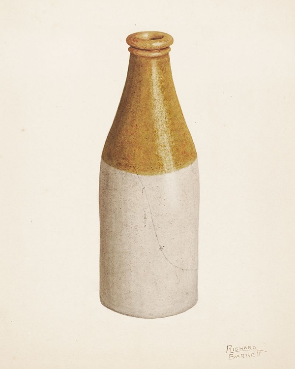Picture of STONEWARE INK BOTTLE