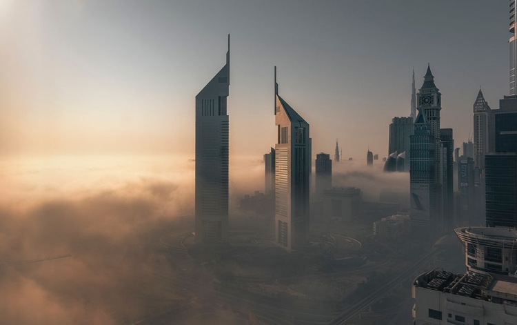 Picture of FOG LOCKDOWN ON THE CITY OF STEEL