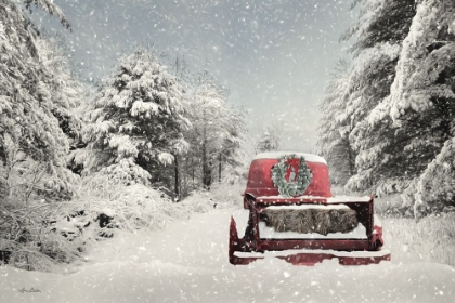 Picture of SNOWED IN RED TRUCK