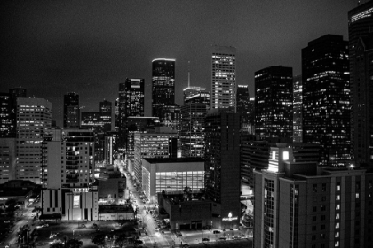 Picture of HOUSTON-TEXAS AT NIGHT