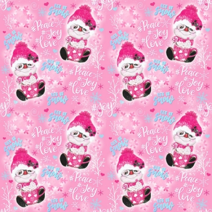 Picture of PINK SNOWMAN PATTERN