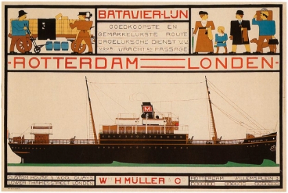 Picture of ROTTERDAM LONDON TRAVEL POSTER