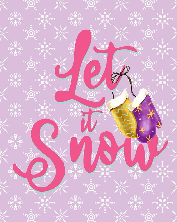 Picture of _LET IT SNOW MITTENS