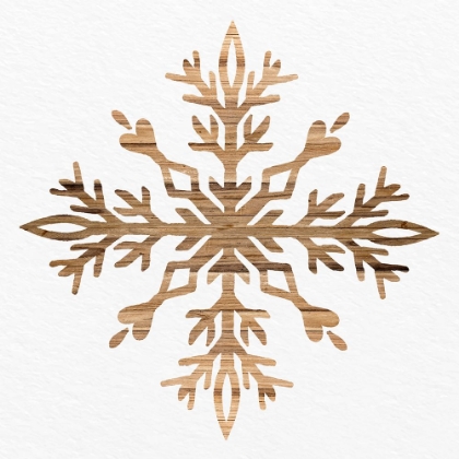 Picture of WOODEN SNOWFLAKE 2