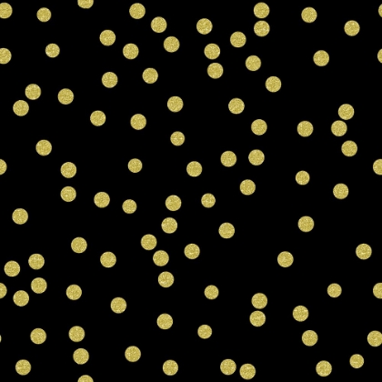 Picture of BLACK GOLDEN ROUND CONFETTI