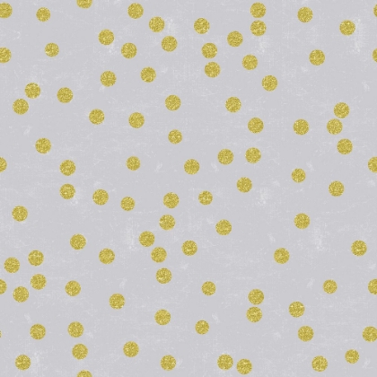 Picture of GREY LINEN GOLDEN ROUND CONFETTI