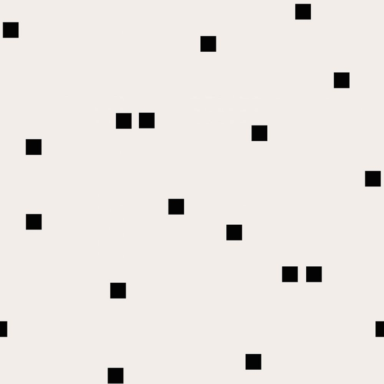 Picture of LIGHT CREAM BLACK SQUARES CONFETTI