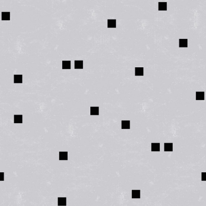 Picture of LINEN GRAY BLACK SQUARES CONFETTI