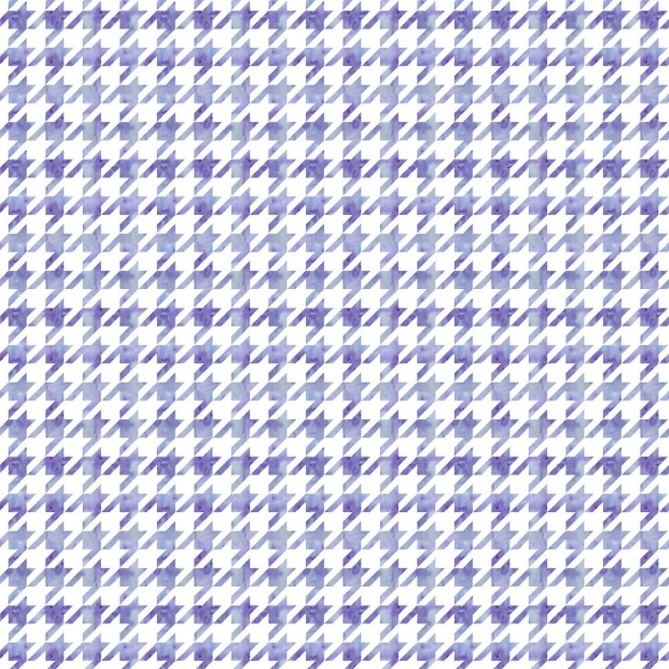 Picture of PURPLE WATERCOLOR HOUNDSTOOTH