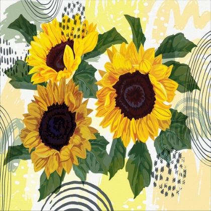 Picture of SUNFLOWER GARDEN BOUQUET