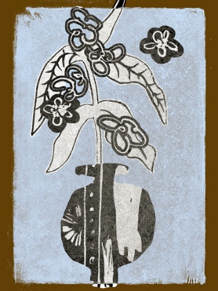 Picture of GRAPHIC FLOWERS IN VASE IV