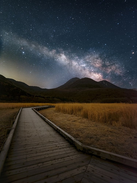 Picture of MILKY WAY SHINING IN THE SKY OF KUJU MOUNTAIN RANGE