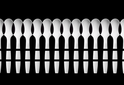 Picture of SPOONS ABSTRACT: FENCE