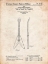 Picture of PP48-VINTAGE PARCHMENT GIBSON FLYING V GUITAR POSTER