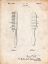 Picture of PP352-VINTAGE PARCHMENT WOODEN HAIR BRUSH 1933 PATENT POSTER