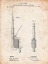 Picture of PP491-VINTAGE PARCHMENT DENTIST DRILL PATENT POSTER