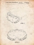 Picture of PP554-VINTAGE PARCHMENT SKI GOGGLES PATENT POSTER