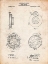 Picture of PP720-VINTAGE PARCHMENT BAUSCH AND LOMB CAMERA SHUTTER PATENT POSTER