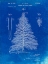 Picture of PP765-FADED BLUEPRINT CHRISTMAS TREE POSTER