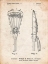 Picture of PP915-VINTAGE PARCHMENT LACROSSE STICK 1936 PATENT POSTER