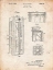 Picture of PP1088-VINTAGE PARCHMENT TELEPHONE BOOTH PATENT POSTER