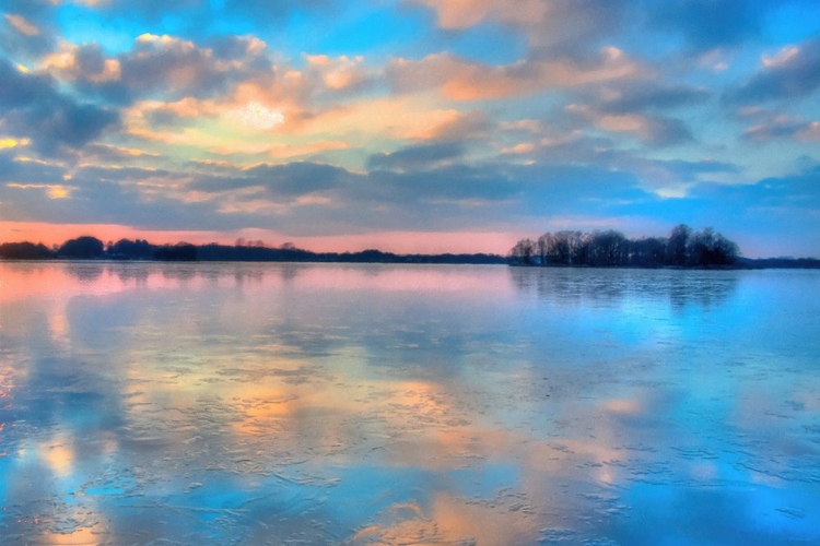 Picture of PASTEL CLOUDS AT SUNSET