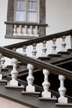 Picture of ITALY-TUSCANY-LUCCA STAIRS IN THE PFANNER PALACE AND GARDENS