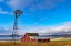 Picture of OLD BARN AFTER CLEARING STORM IN THE MISSION VALLEY-MONTANA-USA