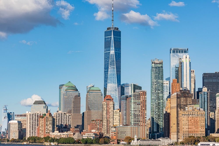 Picture of MANHATTAN-NEW YORK-USA THE LOWER MANHATTAN SKYLINE