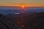 Picture of USA-VIRGINIA-SHENANDOAH NATIONAL PARK-SUNRISE ALONG SKYLINE DRIVE IN THE FALL