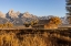 Picture of MOULTON BARN AT SUNRISE AND TETON RANGE-GRAND TETON NATIONAL PARK-WYOMING