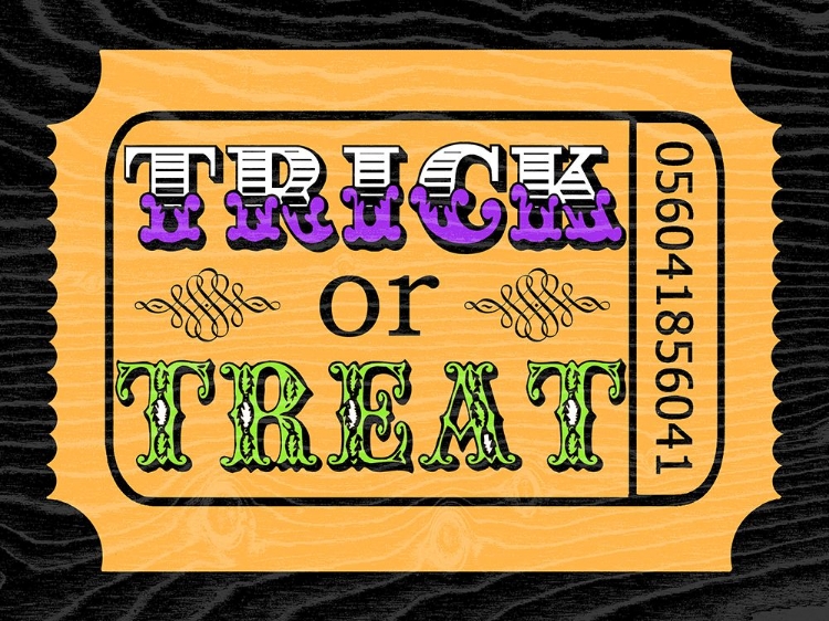 Somerset House Images. TRICK OR TREAT TICKET