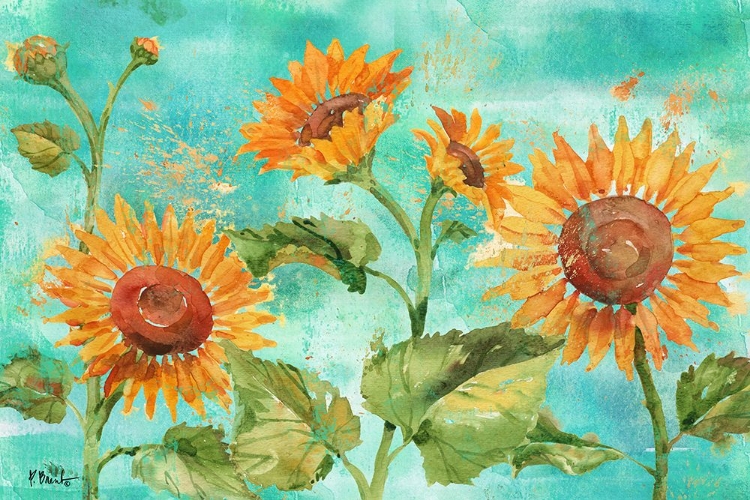 Picture of ARIANNA SUNFLOWERS HORIZONTAL