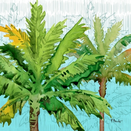 Picture of HILO PALMS III - BLUE