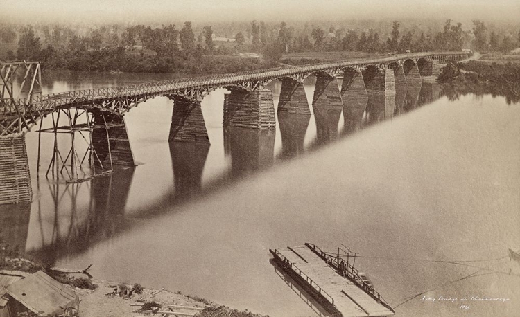 Picture of ARMY BRIDGE CHATTANOOGA 1861