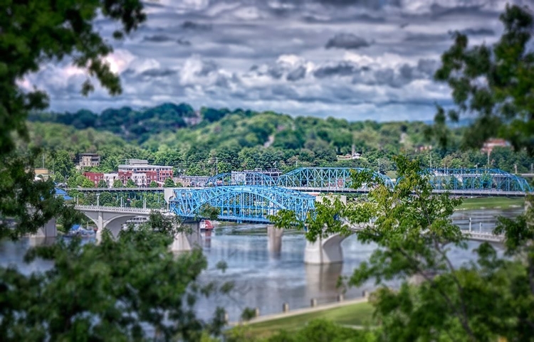 Picture of MARKET BRIDGE FROM CAMERON HILL TILT SHIFT