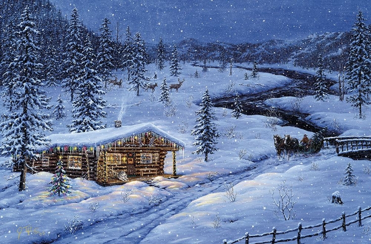 Picture of WINTER CABIN