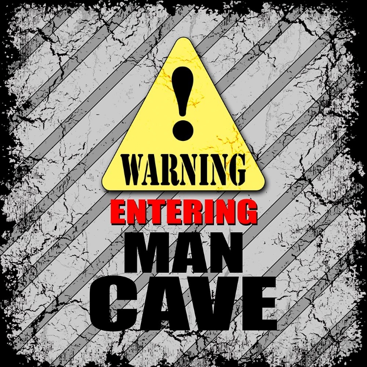 Picture of WARNING MAN CAVE